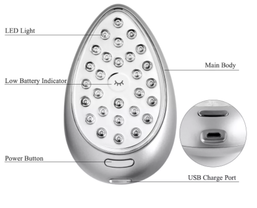 Thiết bị trị liệu ánh sáng sử dụng nhà ở mặt