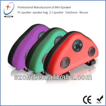 portable mini bicycle speaker bag for iphone5 Galaxy S4