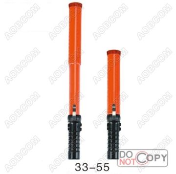 3.3hz Φ5 0.42w Expandable Lighted Wands, Alarm 6 Led Traffic Baton With Three Aaa Batteries