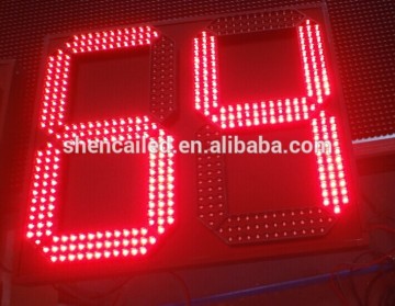 red 15 inch 2 digit 7 segment led digital display