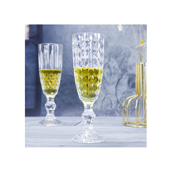 Wholesale Vintage Crystal Champagne Flutes - Custom Old Fashion Wine Glasses