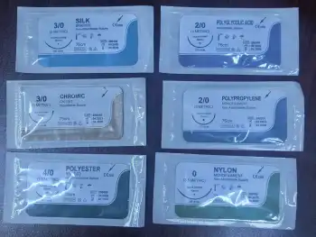 Medical Suture Chromic Catgut 3 Metric