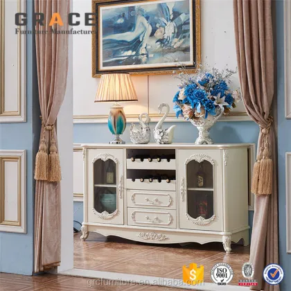 Antique Style Wooden Cupboard Design for Bedroom and Living Room