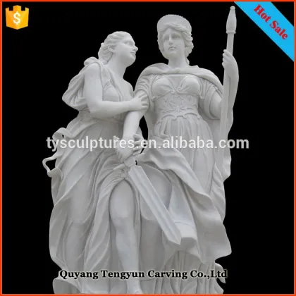 European popular life size ancient greek stone man and woman statue westerners for decoration