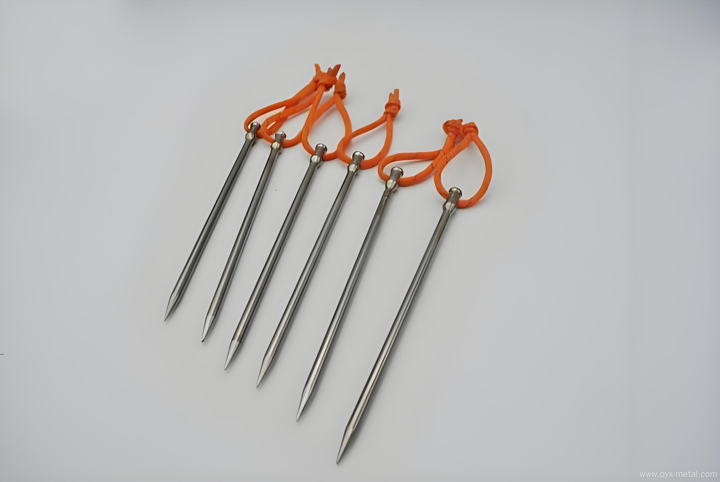 Ultralight High Quality Titanium Alloy Camping Tent Pegs