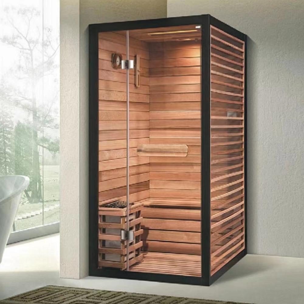 Indoor traditional dry sauna