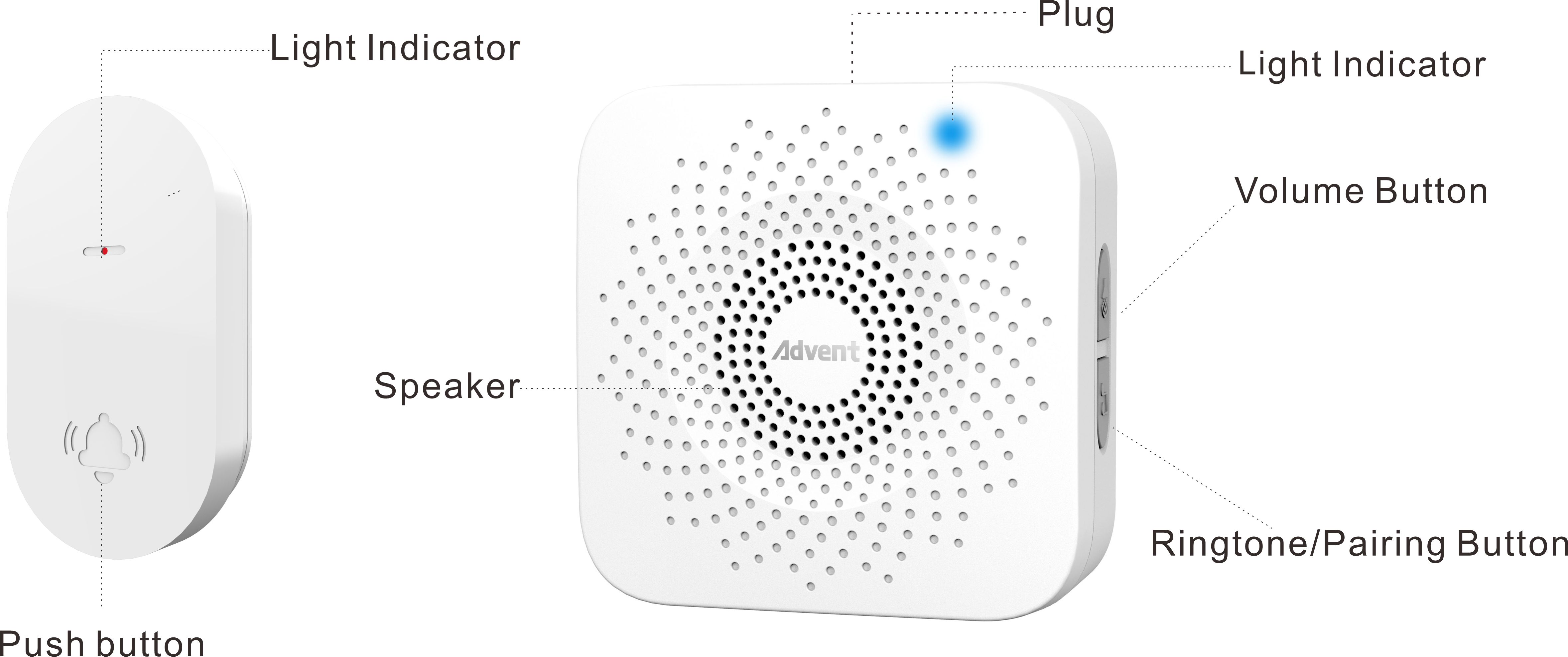 FLD-W1901,wireless doorbell