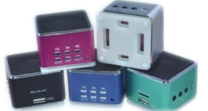 Mini travel mp3 radio speaker