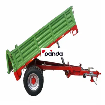 Low Price Mini Trailer & Farm Tractor Trailer with Hydraulic Dump - Free Shipping (2-5 Tons)