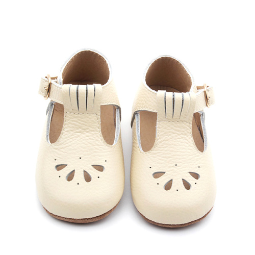 Bán buôn Hollow Out T Bar Baby Dress Shoes