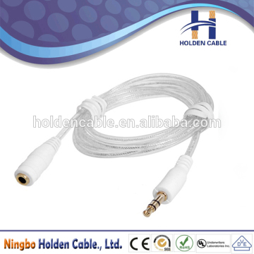 Top quality slim car aux input cable