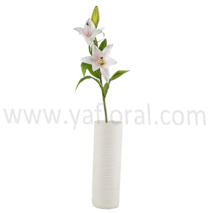 China factory Latex lily flower headband lily artificial lily flowers for wedding high quality hot sales