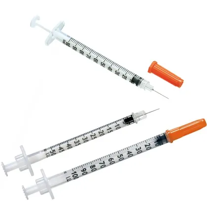 Sterile diabetic insulin syringe sizes