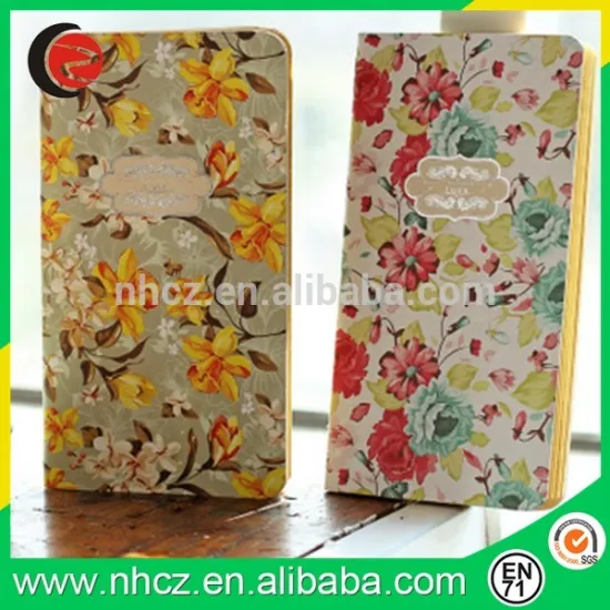 2016 hot sale creative flower's lfe notebook