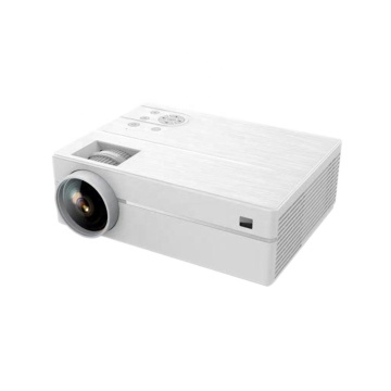 Black and White Professional Projector with 720P Battery and Multiple Inputs