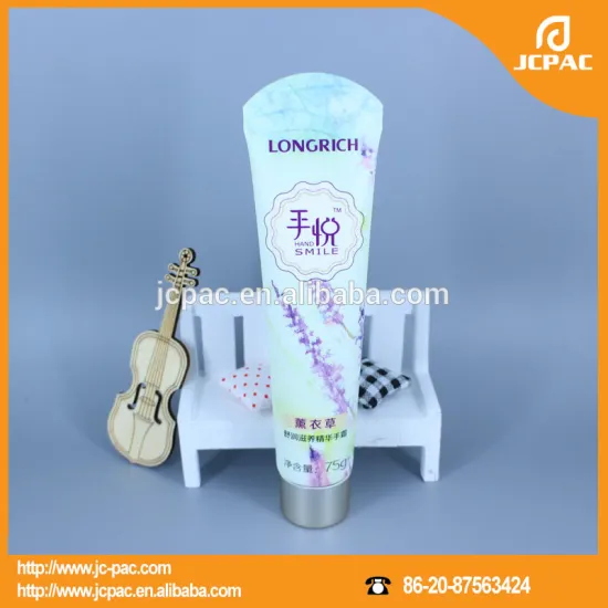 Wholesalers Golden Metal Cap Hand Cream Cosmetic Tubes, Soft PBL Tube