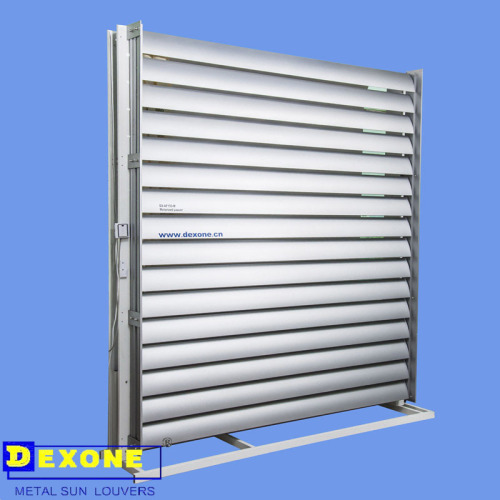 Adjustable Motorised Aluminum Solar Shades