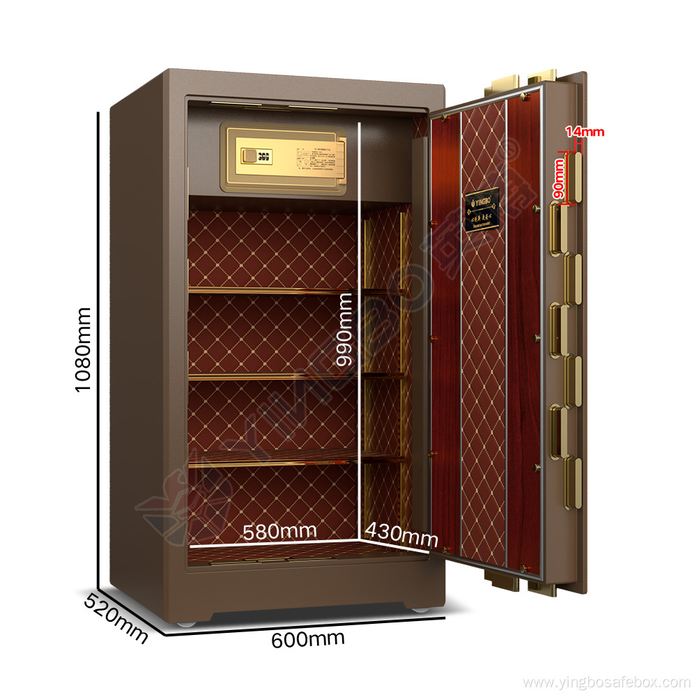 high quality fireproof lock home bank safe box