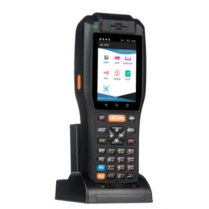 Rugged PDA scanner with printer for law enforcement