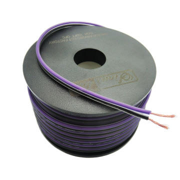 16 Gauge OFC Car Audio Speaker Cable - PVC Copper Wire Frosted Flexible Transparent