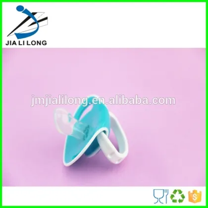 Durable safe food grade silicone soft clips pacifier