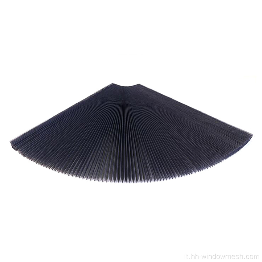 Poliseter Plisse Mesh Finestra Schermata Insetto Mosquito Net