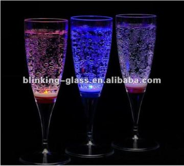 LED Champagne glasses