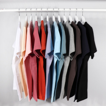 High Quality 100% Cotton Unisex T-Shirts - Manufacturer Custom Blank Short Sleeve Men's T-Shirt 250 Grams