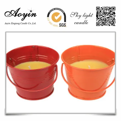 Mosquito repellent candle with citronella fragrance