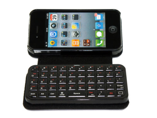 Purse Design Iphone Protective Covers And Case With Durable Wireless Bluetooth Keyboard