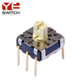 4+1Pins Thru-hole Octal 8 Position Rotary DIP Switch
