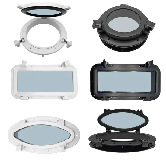 Plastic Marine Hardware Deck Hatch With Detachable Cover Storage Bag