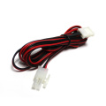 22awg di filo di terminal rosso e nero