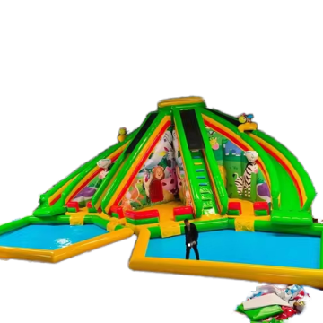 China Wholesale Factory Direct Sale Inflatable Giant Tropical Water Slide for Outdoor Amusement Parks