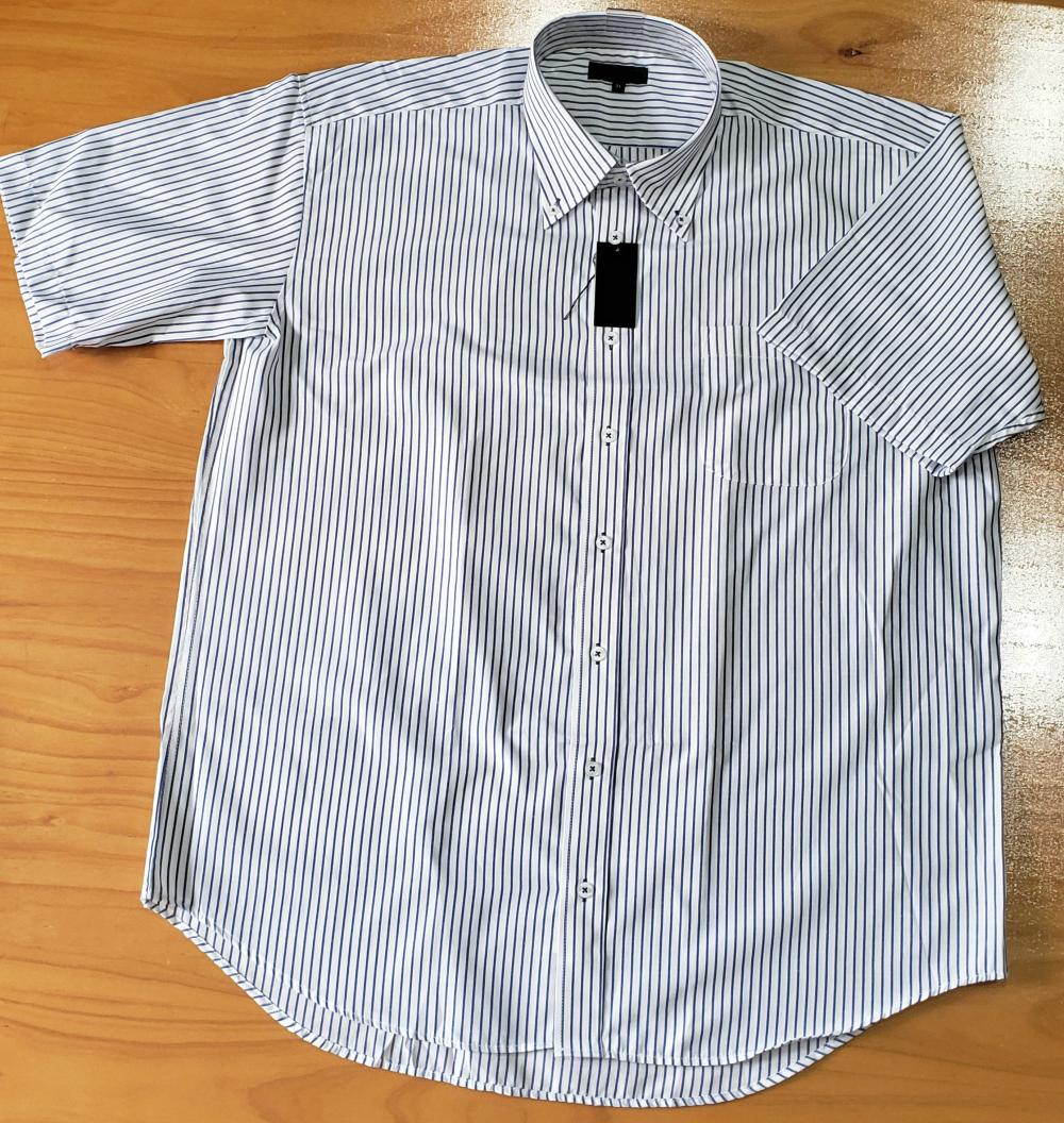 Yarn Dyed Short Sleeved Shirt For Men