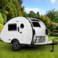 Small roulotte hybrid caravan rv travel camper trailer