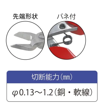 Stainless Steel Electro Nipper for Jewelry Making - Japan ENI-100 Wire Cutter