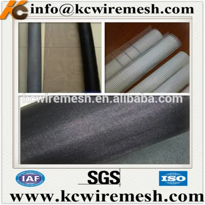 Heat insulation fiberglass mosquito screen mesh .