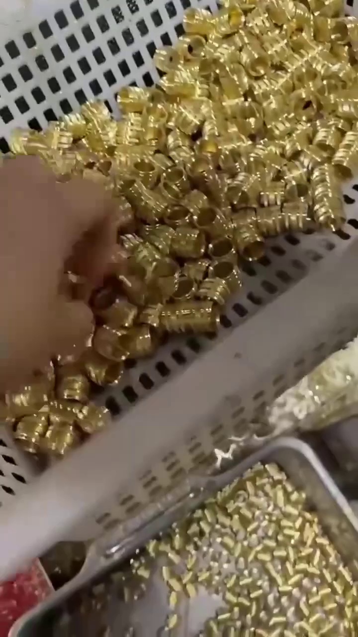 Customizable Knurled Brass Nuts and Screws for Precision Fastening