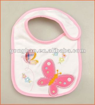 Embroider cotton baby bib baby wipe babyland new products