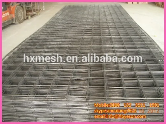 wall reinforce wire mesh/black wire welded construction mat/black wire mesh sheet