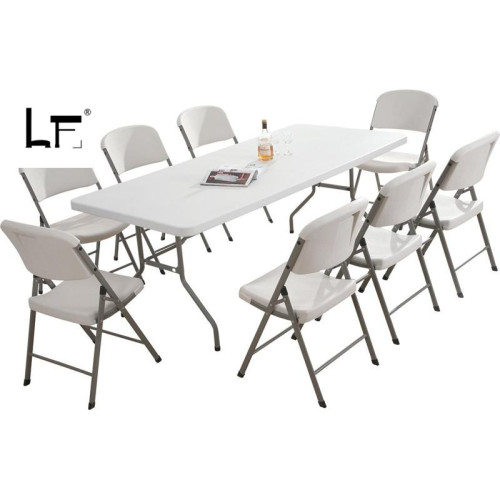 Fabricant gratuit de table pliante en plastique pour pique-nique 6ft