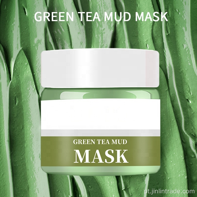Matcha lama de lama orgânica orgânica vegan argila face máscara