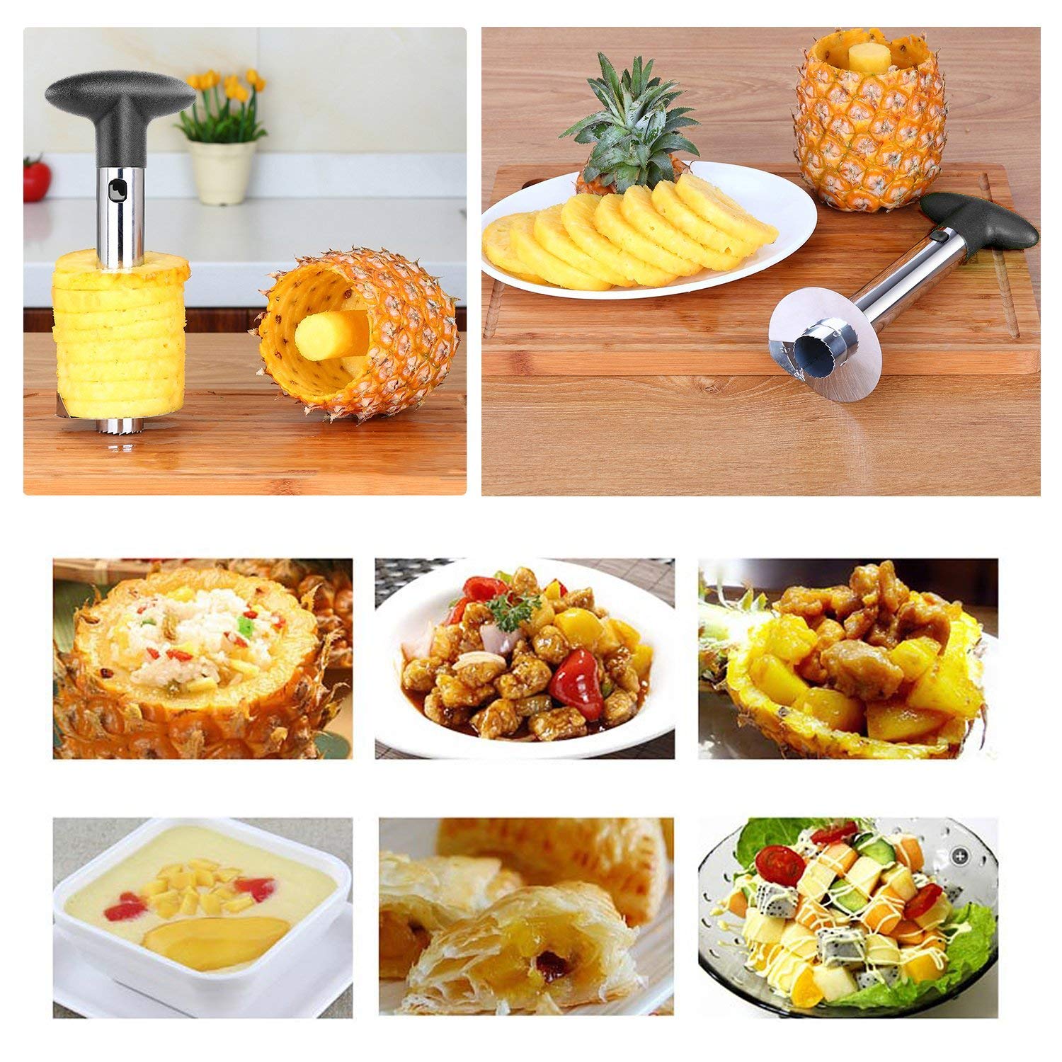 pineapple corer slicer cutter peeler