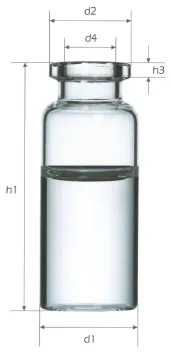 20ml Pharmaceutical Glass Tubular Injection Vials