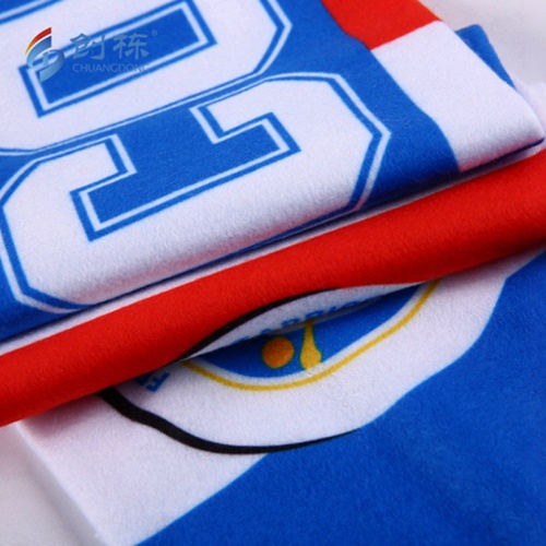 High Quality Wholesale Advertising Soccer Printed Fan Scarf
