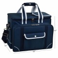 Saco de mochila de piquenique com cooler de viagem útil para a família