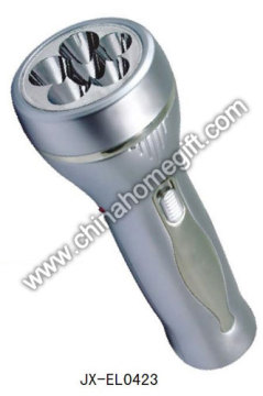 Zilveren Flashlight Zaklamp