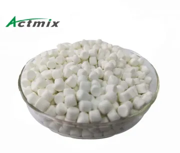 Polymer-bound rubber additives TMTD-80 (TT)