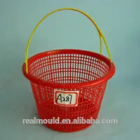 2017 China Best Product Fashion Hand Basket-Vegetable Fruit Plastic Basket Moulds